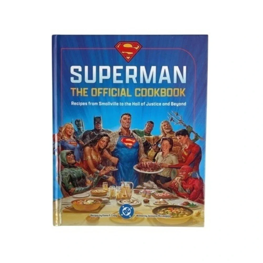 Superman Official‎ Cookbook with Blue Cover